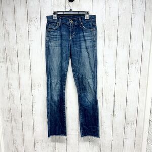 Citizen of Humanity Jeans Women‎ Size 24 Slim Bootcut Cotton Jeans Blue Denim